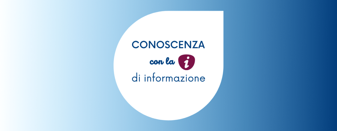 conoscenza con la i di informazione